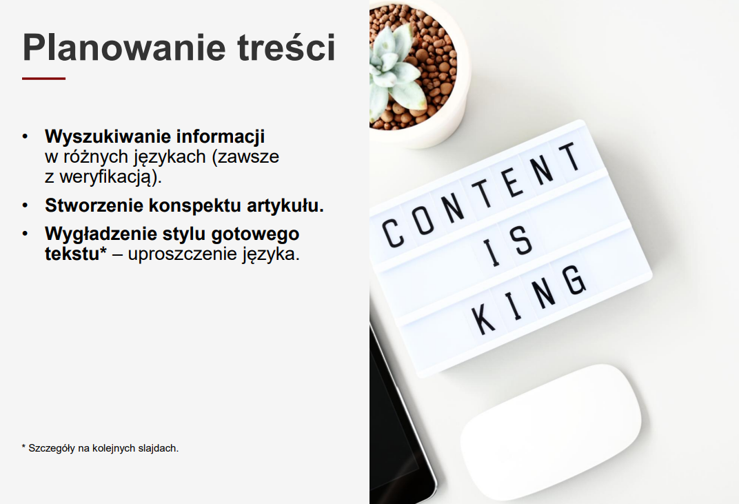 ai w marketingu planowanie